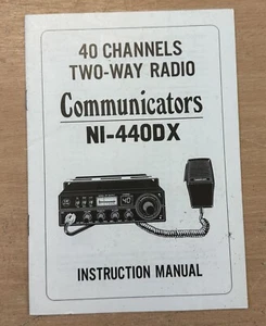 Communications NI-440DX 40 Kanäle Funkgerät Bedienungsanleitung - Bild 1 von 1