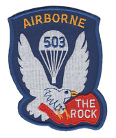 US Army Hq's 503rd Airborne Infantry Regiment beret flash patch c/e