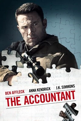 Póster de la película The Accountant 2016 - Ben Affleck - 11x17 pulgadas | NUEVO EE. UU. Foto 1 de 4