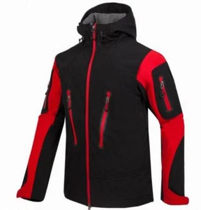 Hot Sell Men's Soft Shell Breathable Outdoor Coat Waterproof Hiking Warm Jacket - Picture 1 of 10