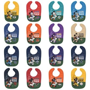 NFL Disney All Pro Baby Bib - PICK YOUR TEAM - FREE SHIPPING - Picture 1 of 33