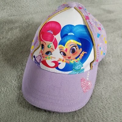 Nickelodeon Hat Kids Purple Shimmer Shine Glitter Adjustable Baseball Cap - Image 1 of 4