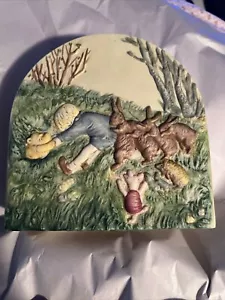 Lampada Charpente Vintage Disney Winnie Pooh Classica Bloccata In Una Tana Coniglio Prendi Miele! - Foto 1 di 9