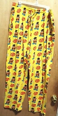 复古 2002 Mr Potato Head 孩之宝男式休闲裤弹性腰 XL 46-48  — 第 1/4 张图片