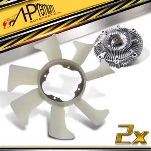 A-premium Fan Blade Fan Clutch for Nissan D21 Frontier Pickup I4 2.4L 1995-2004 - Picture 1 of 8