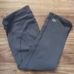 ALO Leggings Yoga Donna Cropped Grigio Tg S Allenamento - Foto 1 di 7