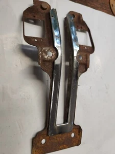 Corvette OEM C3 center console emergency brake brace bracket w chrome 1968 1976 - Picture 1 of 3