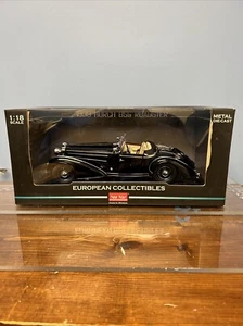 Sun Star 1:18 Scale Diecast model car 1939 Horch 855 Roadster Black box - Picture 1 of 8