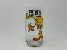 Vintage 1966 Looney Tunes Tweety Bird 16 Ounce Glass - Rare Arby's Collectible
