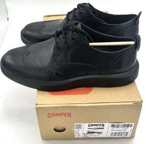 Oxford Camper Para Hombre BILL K100537-003 Negro con Cordones Brogues EU 41/US 8 NUEVO EN CAJA - Imagen 1 de 13