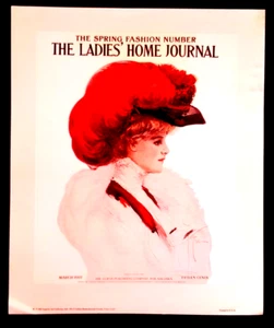 Ladies Home Journal Covers Fisher Gibson Girls March 1907 Aspelin Galleries 1983 - Picture 1 of 9
