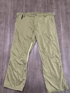 Six Eight Six 686 Hose Herren XL grün Fleece Roll Up Jogginghose Gorpcore LESEN - Bild 1 von 16