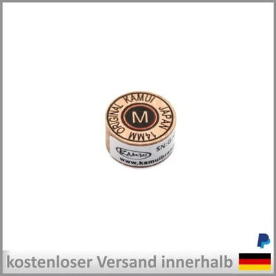 Billard Pomeranze Klebeleder Kamui Braun M 14mm Pool Queue Tip Mehrschicht