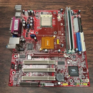 Carte mère MSI Socket 478 mATX MS-6787 VER: 2 + 2,4 GHz CPU + 512 Mo DDR testée - Photo 1/6