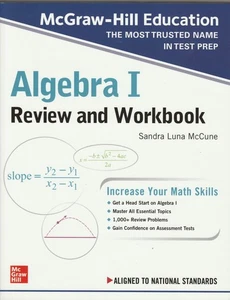 McGraw-Hill Education Algebra I Review and Workbook  Paperback - Picture 1 of 1