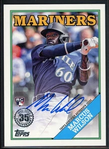 2023 Topps Marcus Wilson #88BA-MW 1988 35th Anniversary Auto RC - Bild 1 von 2