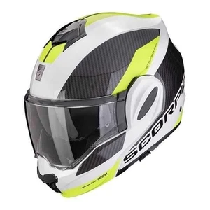 Helm Modular Motorrad Scorpion EXO TECH EVO Team White Neon Yellow Touring - Bild 1 von 7