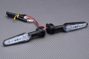Pareja Intermitentes Delanteros LED Tipo Origen Tintado YAMAHA TRACER 7 GT 20-22 - Picture 1 of 2