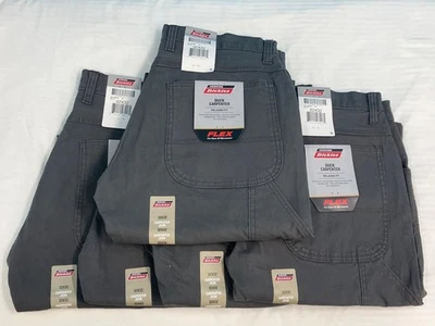 Dickies Mens Duck Carpenter  Relaxed Fit Grey Pants Bundle - Size-32x32 - Image 1 of 4