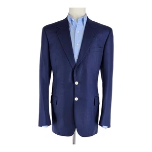 Ivy Heritage Quiet Luxus H. Freeman & Son Blazer Herren 44R Navy Wolle Hopsack USA - Bild 1 von 17