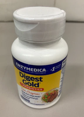 Enzymedica Digest Gold + Probióticos (45 Cápsulas) Exp 2027+ Foto 1 de 3