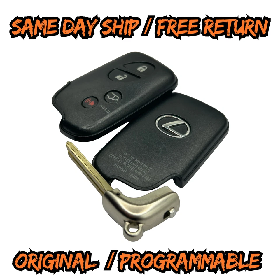 OEM Lexus Smart Key HYQ14ACX 4B 89904 48191 RX350 RX450H CT200H - Image 1 of 4