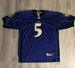 Reebok NFL On Field stitched Jersey Baltimore Ravens Joe Flacco #5 Purple Sz-48 - Picture 1 of 13