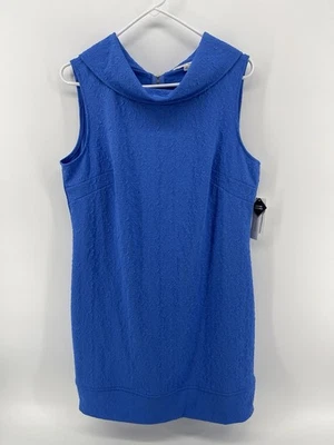 Vestido Sandra Darren elástico hasta la rodilla para mujer talla 14 azul sin mangas envío rápido Foto 1 de 4