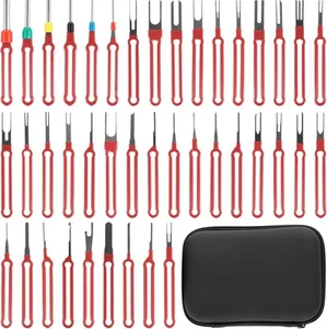 41Pcs Car Terminal Removal Tool Kit Wire Connectors Pin Release Extractor Puller - Picture 1 of 24