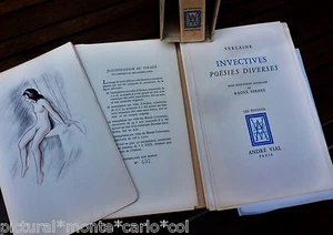 VERLAINE*OEUVRES*POETIQUES*COMPLETES*1948*LIVRE*BIBLIOPHILIE*GRAVURES*SCHEM*RARE - Picture 1 of 1