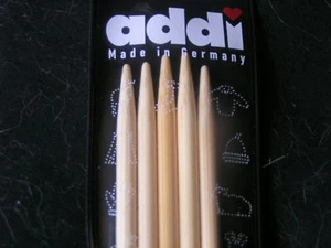 ADDI NATURA Bambus Doppelspitze 8" US8 STRICKNADEL - Bild 1 von 1
