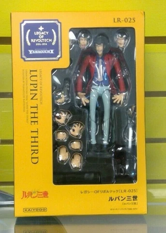 Kaiyodo Legacy of Revoltech LR-025 Lupin the Third Figure Open Incomplete Cover