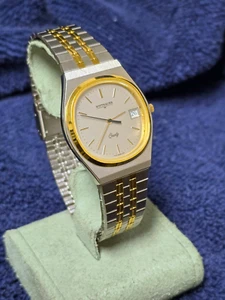Modern Longines Whittnauer KY1214 Swiss 2/Tone Thin-line Dress Watch Near MINT! - Picture 1 of 7