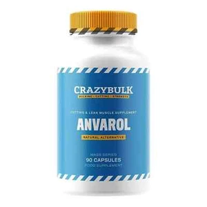 CrazyBulk ANVAROL zum Schneiden & Muskelmasse Ergänzung 90 Kapseln, Packung mit 1. - Bild 1 von 1