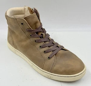 UGG Gradie Shoes Women's 9.5 Brown Leather Lace Up Casual Ankle Shoes 1014601 - Picture 1 of 11