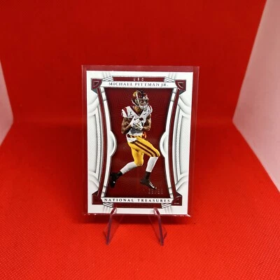 2023 Panini National Treasures Michael Pittman Jr. /99 #27 USC Trojans Colts - Image 1 of 2