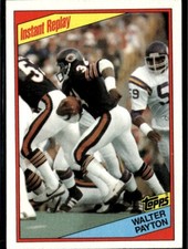1984 Topps #229 Walter Payton Instant Replay Football card Chicago Bears! HOF!