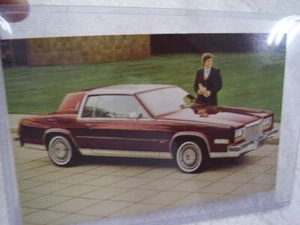 1981 CADILLAC ELDORADO ORIGINAL DEALER POSTCARD UNUSED - Picture 1 of 2