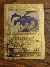 Ultra Rare Shining Charizard 1st Edition 107/105  Gold Foil Fan Art  Card