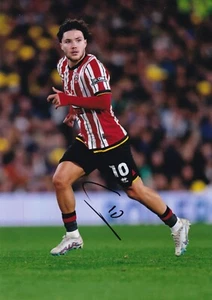 Calcio - Callum O'Hare - Fotografia A4 firmata a mano - Sheffield United - Certificato di autenticità - Foto 1 di 1