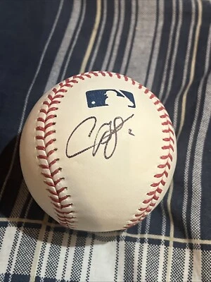 Alex Bregman Houston Astros Signed Baseball JSA - Image 1 of 2