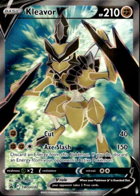 Kleavor V (Full Art) SWSH248 SWSH: Sword & Shield Promo Cards Holo - Image 1 of 2
