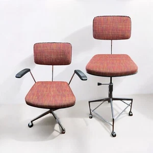 VTG Danish Labofa Kevi Swivel Chairs Jørgen Rasmussen Denmark Stainless Steel - Picture 1 of 17