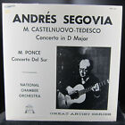 Andres Segovia - M Castelnuovo Tedesco Concerto in D Minor - Hall of Fame  