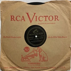 RCA Victor 78 RPM Louis Armstrong - It Takes Time 20-2228 G+ Jazz - Picture 1 of 3