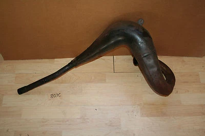 Kawasaki KDX 200 1986 cámara de expansión de tubo de escape OEM 86 A Foto 1 de 4