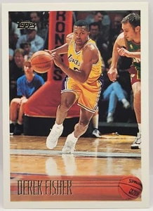 96-97 Topps Derek Fisher Rookie Card (Los Angeles Lakers) - Picture 1 of 2
