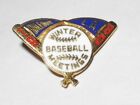 1990 Balfour Baseball Convention Los Angeles Winter Meeting Press Pin Button