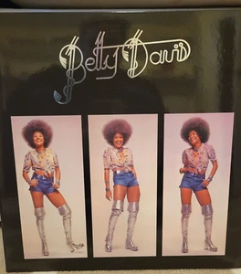 Betty Davis - Vinyl Me Please Silver & Blue Marble VMP LP w/ Art Print NM-/NM- - Picture 1 of 2