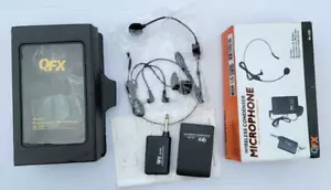 Sistema de micrófono profesional inalámbrico QFX M-309 con auriculares y micrófono de solapa - Imagen 1 de 14